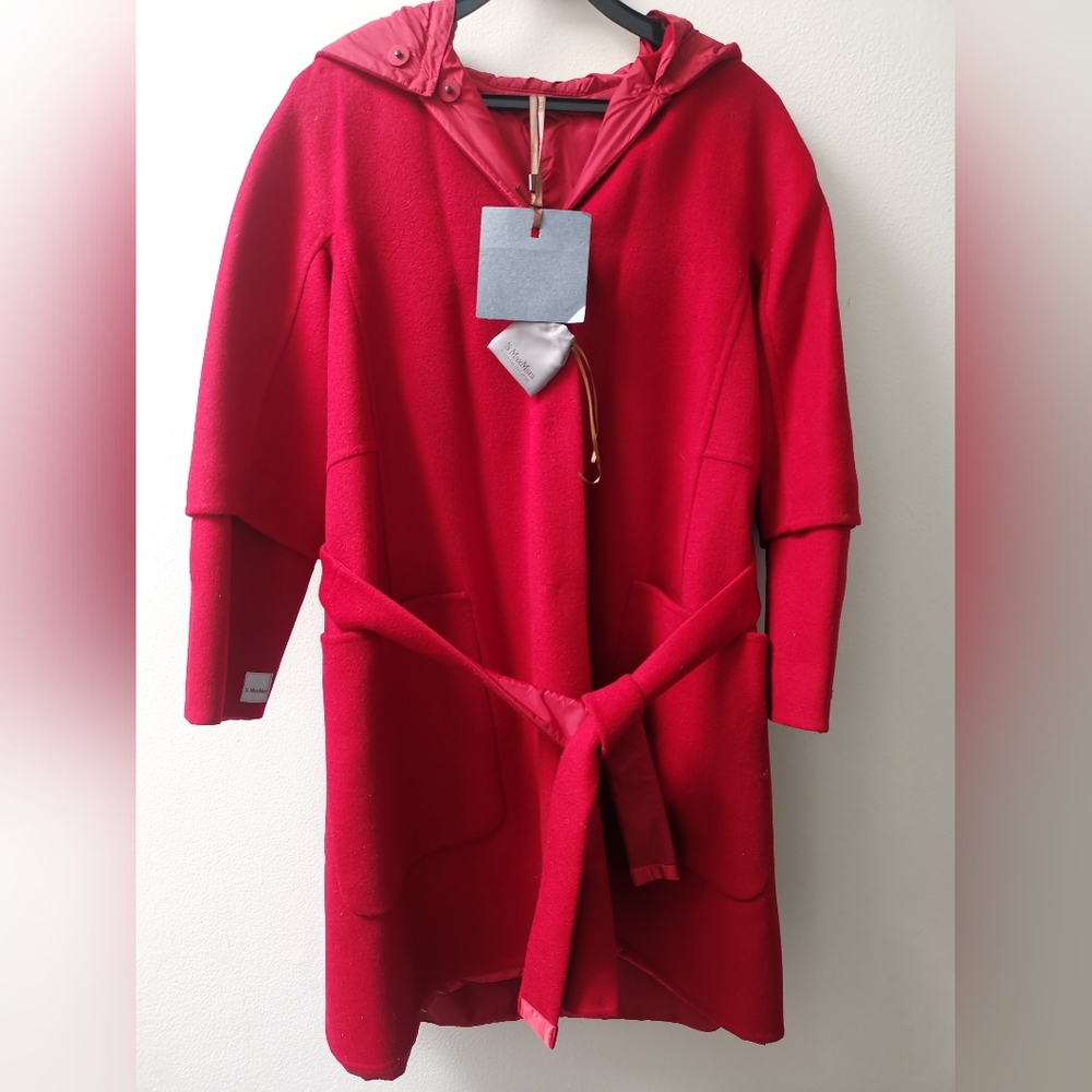 RRP $2000+ MAX MARA  reversible coat  in    USA2_ IT38